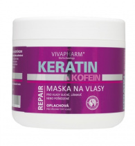 VIVAPHARM Keratin&kofein maska regenerační 600ml foto