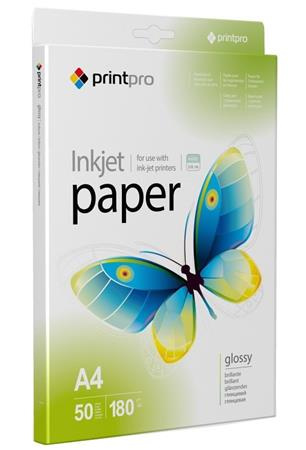 Fotopapír A4 lesklý 180g/m2 50 listů Print Pro inkoustový tisk