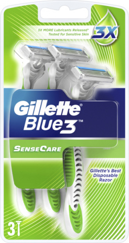 Gillette Blue3 holítka 3ks sensitive