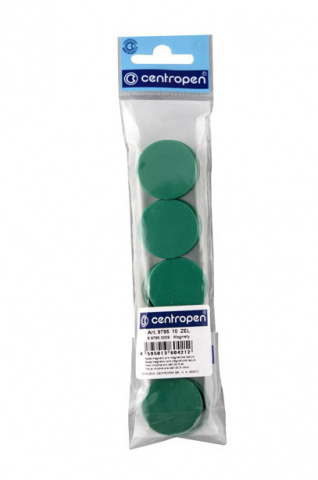 Magnety Centropen 9795/10ks 30mm zelené