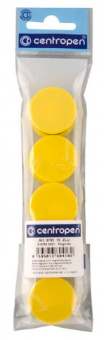 Magnety Centropen 9795/10ks 30mm žluté