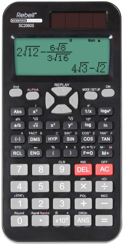 Kalkulačka Rebell WB vědecká 252funkcí, SC2060S