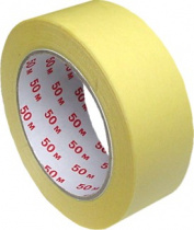 Lepící páska krepová 38mm/50m žlutá foto
