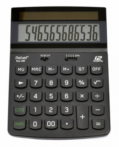 Kalkulačka Rebell stolní Eco 450, 12-míst