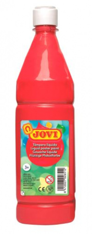 Tempera 1l  JOVI červená PREMIUM