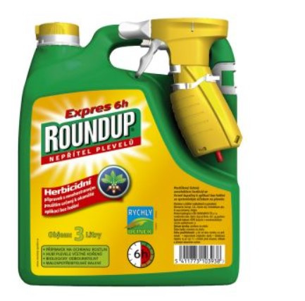 Roundup Expres 6h, 3L proti všem plevelům