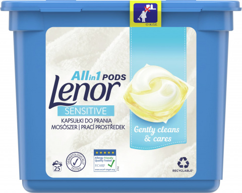 Lenor kapsle 25PD Sensitive AKCE