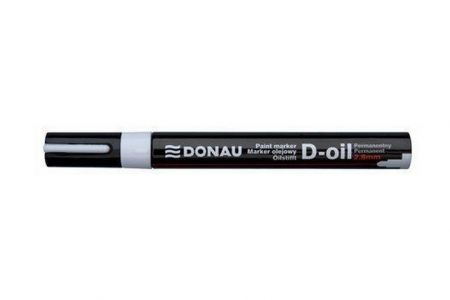 Popisovač olejový Donau D-oil 2,8mm bílý