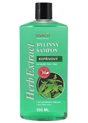 Herb Extract Vlasový šampón 500ml Kopřiva