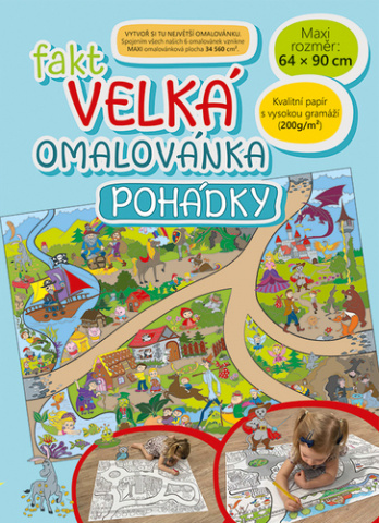 Fakt velká omalovánka - Pohádky BO909