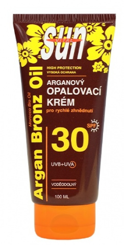 SUN Vital opalovací krém s arganovým olejem 100ml OF30