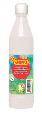 Tempera 500ml  JOVI bílá