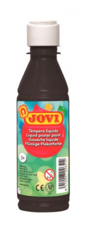 Tempera 250ml  JOVI černá