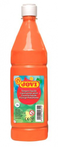 Tempera 1l  JOVI oranžová PREMIUM