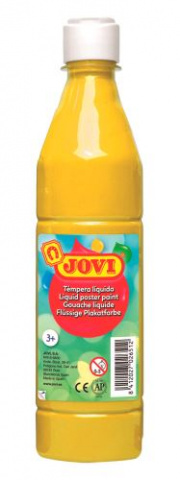 Tempera 500ml  JOVI žlutá