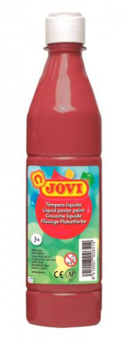 Tempera 500ml  JOVI hnědá