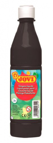 Tempera 500ml  JOVI černá