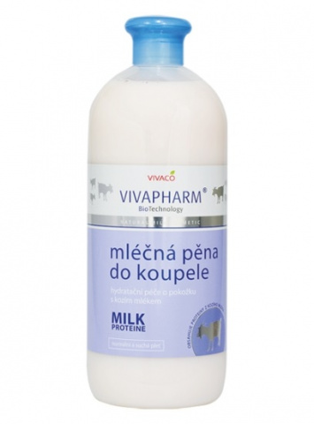 VIVAPHARM koupelové mléko s kozím mlékem 1000ml