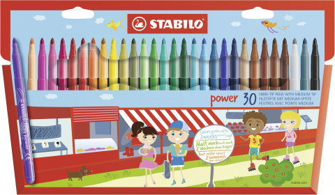 STABILO Power 30barev - nevysychá