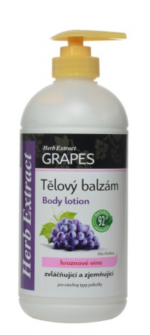 Herb Extract Tělový balzám hroznové víno 500ml