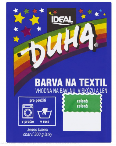 Duha barva na textil 15g zelená