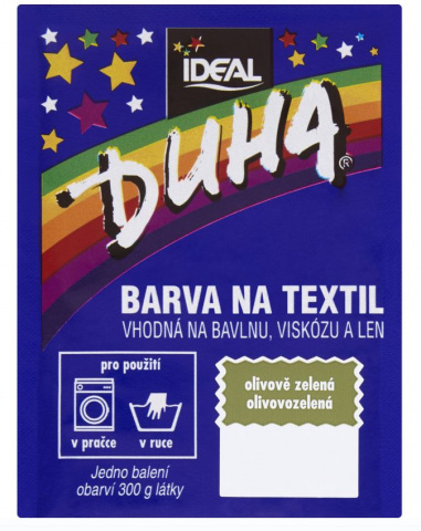 Duha barva na textil 15g olivově zelená