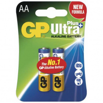 Baterie GP AA alkalická Ultra plus LR6 1,5V 2ks foto