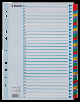 Rozdružovač Esselte 1-31 čísel A4 zesílené Mylar 100164 foto