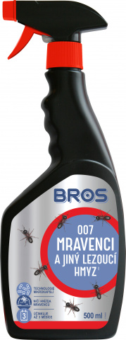 BROS 007 500ml proti mravencům a lezoucímu hmyzu 500 ml