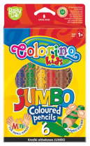 Pastelky Colorino EXTRA JUMBO Kidskulaté 6-barev foto