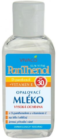 PanThenol ochranné opalovací mléko 50ml OF30