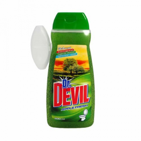 Dr.DEVIL gel 3v1 400ml + wc závěs Apple