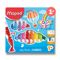 Popisovače sada Maped ColorPeps Early Age JUMBO 12 barev foto