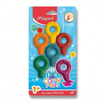 Voskovky Maped Baby Crayons 6 barev  1+ foto