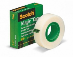 Lepící páska 3M Scotch Magic popisovatelná bankovní 19mm x 33m foto