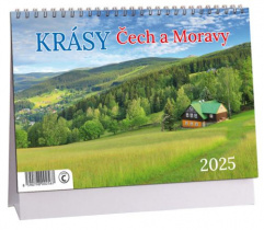 Stolní kalendář Aria C K724 Krásy Čech a Moravy 2025 foto