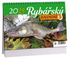 Stolní kalendář Aria B 14-ti denní K751 Rybář, rybí speciality 2025 foto