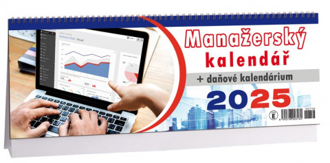 Stolní kalendář Aria E K758 Plánovací + daňové kalendárium 2025