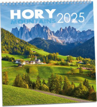 Kalendář nástěnný Aria G KN296 Hory 2025 foto