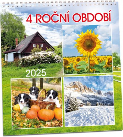 Kalendář nástěnný Aria G KN286 4 roční období 2025