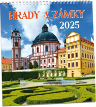 Kalendář nástěnný Aria G KN285 Hrady a zámky 2025 foto