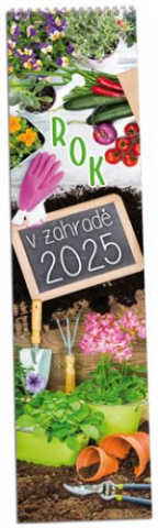 Kalendář vázankový Aria F KN282 Rok v zahradě 2025