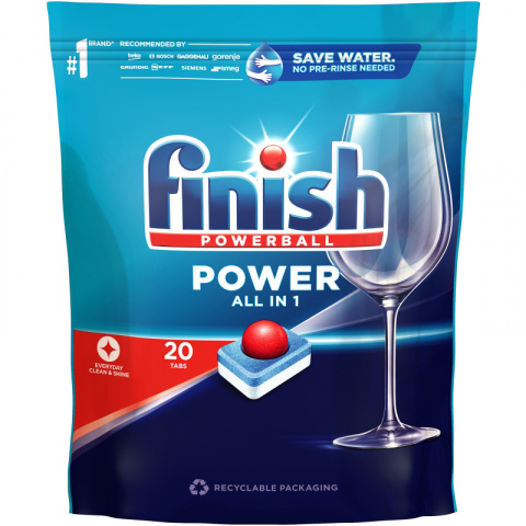 Finish tablety do myčky 20ks POWER All in 1