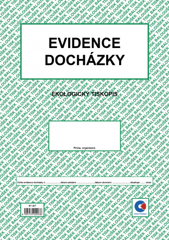 Evidence docházky ET 407