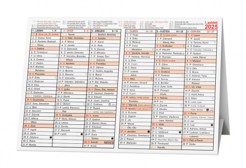 Stolní kalendář BKA2-25 stříškový