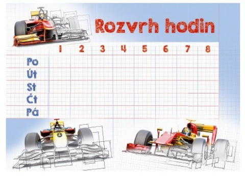 Rozvrh hodin A5 BR039 Formule