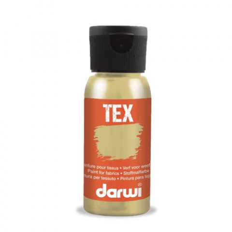 Barva na textil darwi 50ml metalická zlatá