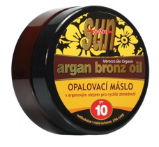 SUN Vital opalovací máslo s arganovým olejem 200ml OF10 pro rychlé zhnědnutí foto