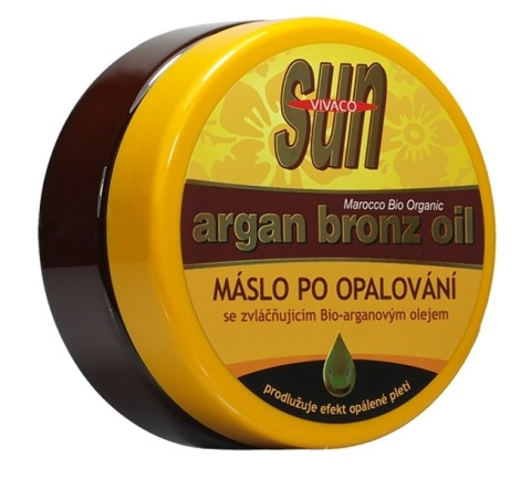 SUN Vital zvláčňující máslo s arganovým olejem 200ml po opalovaní