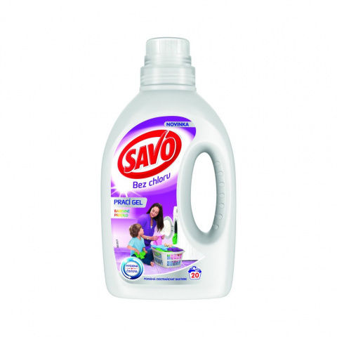 Savo prací gel 20PD 1,4kg na barevné